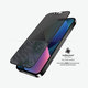 PanzerGlass - Coque en verre trempé Friendly Privacy AB pour iPhone 13, 13 Pro, 14 et 16e, noir