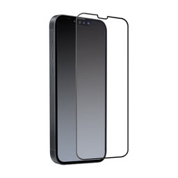 SBS - Coque complète en verre trempé pour iPhone 13, 13 Pro & 14, noir