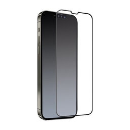 SBS - Coque complète en verre trempé pour iPhone 13 Pro Max & 14 Plus, noir