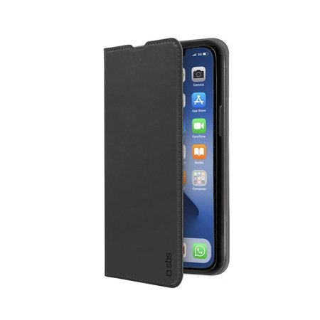 SBS - Étui Book Wallet Lite pour iPhone 13 Pro, noir