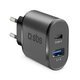 SBS - Adaptateur de charge 10 W USB, USB-C, noir