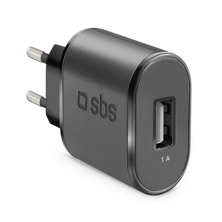 SBS - Adaptateur de charge USB 5W, noir