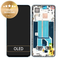 OnePlus Nord 2 5G - Écran LCD + Écran tactile + Cadre (Blue Haze) - 2011100359 Genuine Service Pack