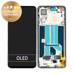 OnePlus Nord 2 5G - Écran LCD + Objectif Tactile + Cadre (Gris Sierra) - 2011100360 Genuine Service Pack