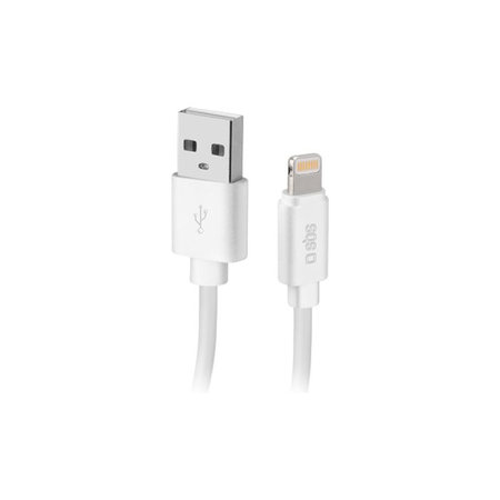 SBS - Câble Lightning / USB (1m), blanc