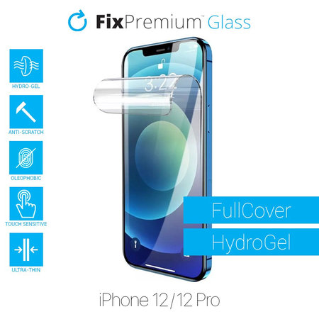 FixPremium HydroGel HD - Protecteur d'écran iPhone 12 & 12 Pro