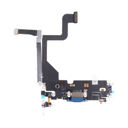 Apple iPhone 13 Pro - Connecteur de charge + Câble flexible (Bleu)