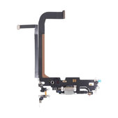 Apple iPhone 13 Pro Max - Connecteur de charge + Câble flexible (Argent)