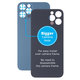 Apple iPhone 13 Pro Max - Verre du boîtier arrière avec plus grand trou pour l'appareil photo (bleu)