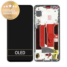 OnePlus Nord - Écran LCD + Écran Tactile + Cadre (Marbre Bleu) - 2011100197 Genuine Service Pack