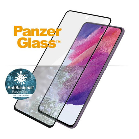 PanzerGlass - Étui en verre trempé Friendly AB pour Samsung Galaxy S21 FE, noir