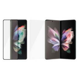 PanzerGlass - Protecteur d'écran + Coque en verre trempé Friendly AB pour Samsung Galaxy Z Fold3, transparent