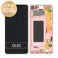 Samsung Galaxy S10 G973F - Écran LCD + Écran Tactile + Cadre (Or Rose) - GH82-18850D Genuine Service Pack