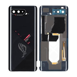 Asus ROG Phone 5s. 5s pour ZS676KS-couvercle de batterie (noir)-90AI0091-R7A021 Genuine Service Pack