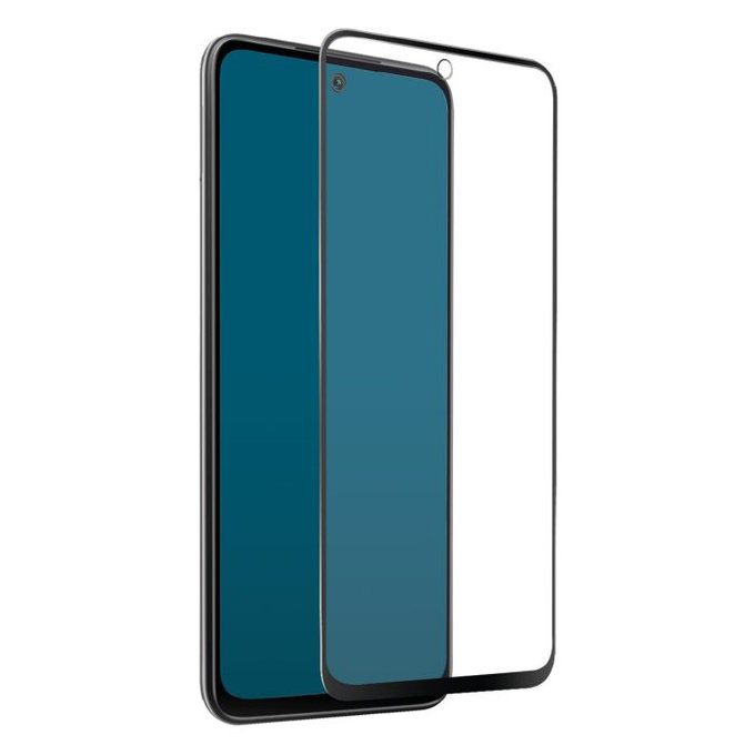 SBS - Couverture complete en verre trempé pour Xiaomi Redmi Note 11, Note 11T 5G, noir