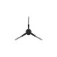 Xiaomi Mi Robot Vacuum Mop Pro (P), 2S, Viomi V2 Pro, V3, SE - Brosse latérale (Noir)