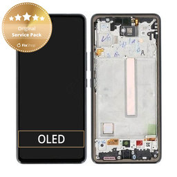 Samsung Galaxy A53 5G A536B - Écran LCD + Écran tactile + Cadre (Noir génial) - GH82-28024A, GH82-28025A Genuine Service Pack