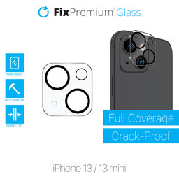 FixPremium Glass - Protecteur d'objectif de caméra arrière pour iPhone 13 & 13 mini