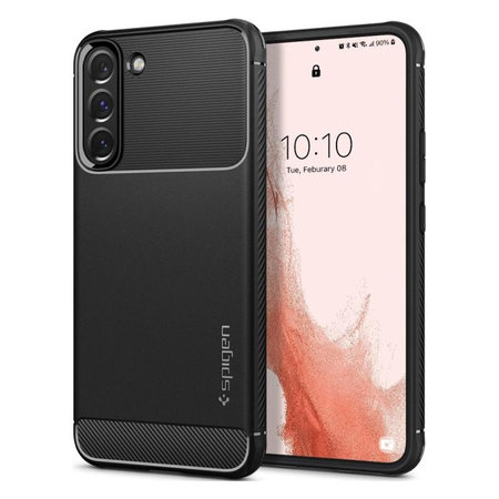 Spigen - Coque Rugged Armor pour Samsung Galaxy S22, Noir Mat