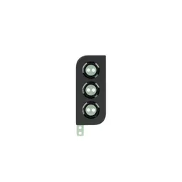 Samsung Galaxy S22 S901B - Cadre d'objectif de caméra arrière (noir fantôme) - GH98-47028A Genuine Service Pack