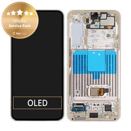 Samsung Galaxy S22 S901B - Écran LCD + Écran Tactile + Cadre (Violet) - GH82-27520F Genuine Service Pack