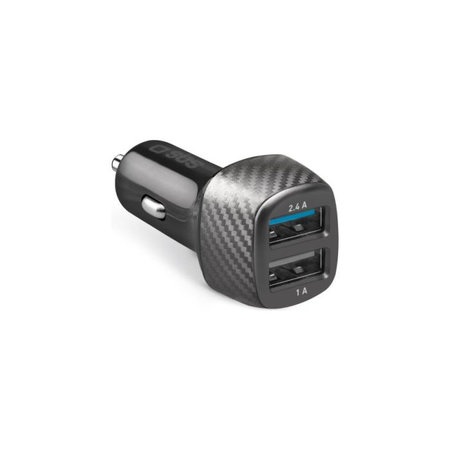 SBS - Chargeur de voiture USB, USB, noir