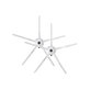Xiaomi Roborock S4, S5 Max, S6, S6 MaxV, S6 Pure, S7, S7+, S7 MaxV, S7 Pro Ultra, Q7 Max, Q7 Max+, T7S Plus, E4, E5, T4, T6, Xiaowa E3 - Brosse latérale (Blanc ) - 2 pièces