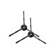 Xiaomi Mi Robot Vacuum Mop-series, Roborock-series, Xiaowa-series - Brosse latérale (Noir) - 2pcs