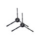 Xiaomi Mi Robot Vacuum Mop-series, Roborock-series, Xiaowa-series - Brosse latérale (Noir) - 2pcs