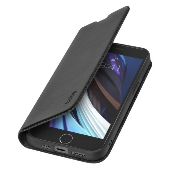 SBS - Étui Book Wallet Lite pour iPhone 7, 8, SE 2020 ét SE 2022, noir