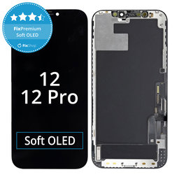 Apple iPhone 12, 12 Pro - Écran LCD + Écran tactile + Cadre Soft OLED FixPremium