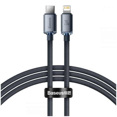 Baseus - Câble Lightning / USB-C (1,2 m), noir