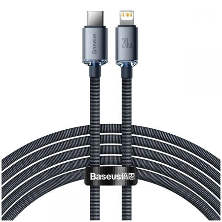 Baseus - Câble Lightning / USB-C (2m), noir