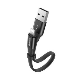 Baseus - Câble Lightning / USB (0,23 m), gris