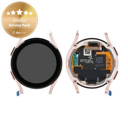 Samsung Galaxy Watch 4 40 mm R865 - Écran LCD + Écran tactile + Cadre (Or rose) - GH97-26411D Genuine Service Pack