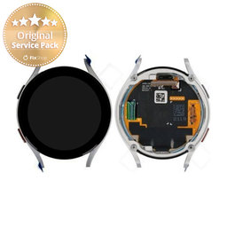 Samsung Galaxy Watch 4 44mm R870, R875 - Écran LCD + Ecran Tactile + Cadre (Silver) - GH97-26410B Genuine Service Pack