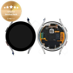 Samsung Galaxy Watch 4 44mm R870, R875 - Écran LCD + Ecran Tactile + Cadre (Silver) - GH97-26410B Genuine Service Pack