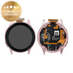 Samsung Galaxy Watch Active 2 40 mm R830, R835 - Écran LCD + Écran tactile + Cadre (Or) - GH82-21104B Genuine Service Pack