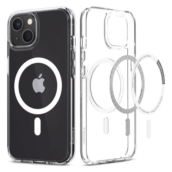 Spigen - Coque Ultra Hybrid s MagSafe pour iPhone 13 mini, blanc