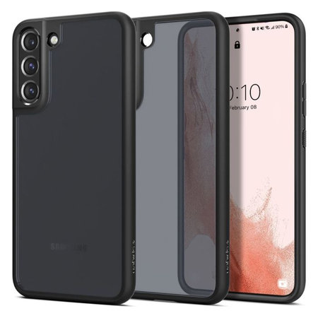 Spigen - Étui Ultra Hybrid pour Samsung Galaxy S22, Frost Black