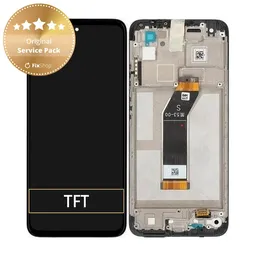 Xiaomi Redmi 10 (2022) 21121119SG 22011119UY - Écran LCD + Écran Tactile + Cadre (Gris Carbone) - 560001K19S00 Genuine Service Pack