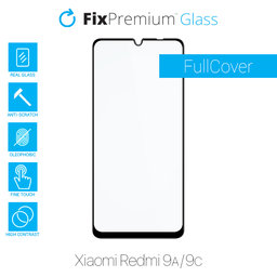 FixPremium FullCover Glass - Verre trempé pour Xiaomi Redmi 9A & 9C