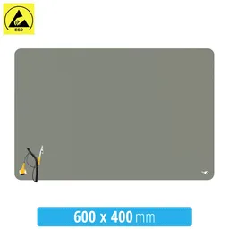 ESD Coussinet en silicone antistatique et résistant à la chaleur - 60 x 40 cm