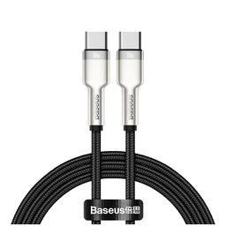 Baseus - Câble USB-C / USB-C (1m), noir