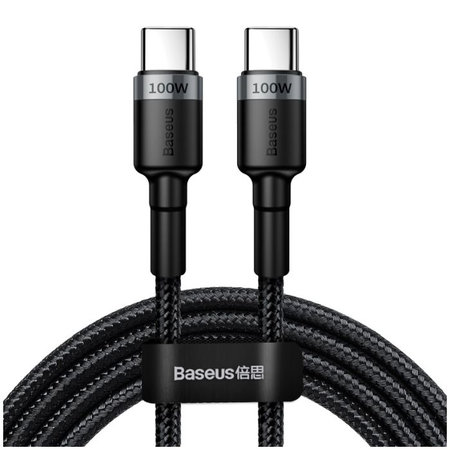 Baseus - Câble USB-C / USB-C (2m), noir