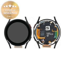 Samsung Galaxy Watch 4 40 mm R865 - Écran LCD + Écran tactile + Cadre (Noir) - GH82-28815A Genuine Service Pack