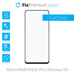 FixPremium FullCover Glass - Verre trempé pour Xiaomi Redmi Note 9 Pro, 9 Pro Max et 9S