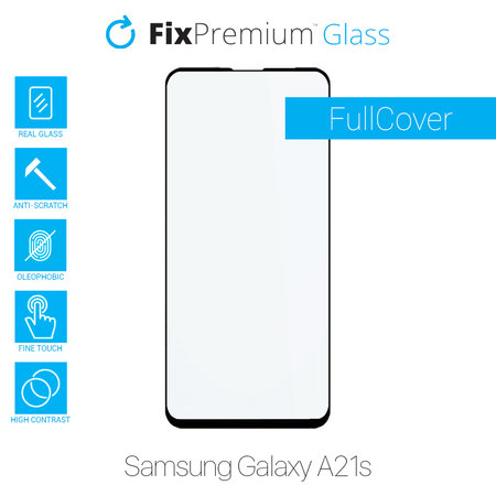 FixPremium FullCover Glass - Verre trempé pour Samsung Galaxy A21s