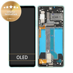 Sony Xperia 10 IV XQCC54 - Écran LCD + Ecran Tactile + Cadre (Menthe) - A5047175A Genuine Service Pack