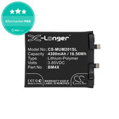 Batterie pour Xiaomi Mi 11, 4300mAh, Li-Pol, 3.85 V, BM4X, HQ